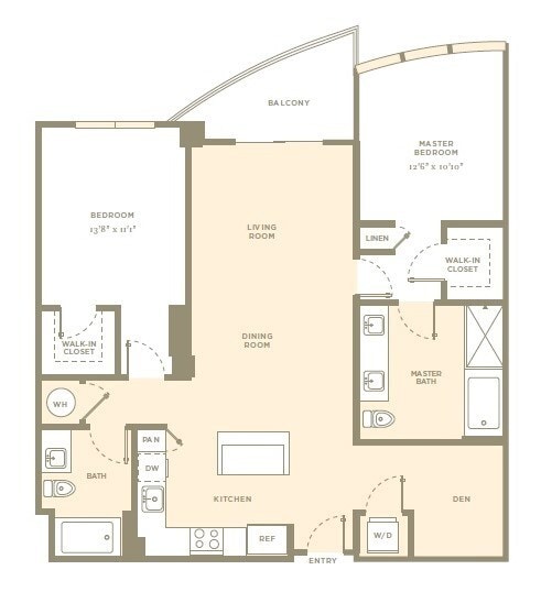 Floorplan - Amaray Las Olas by Windsor