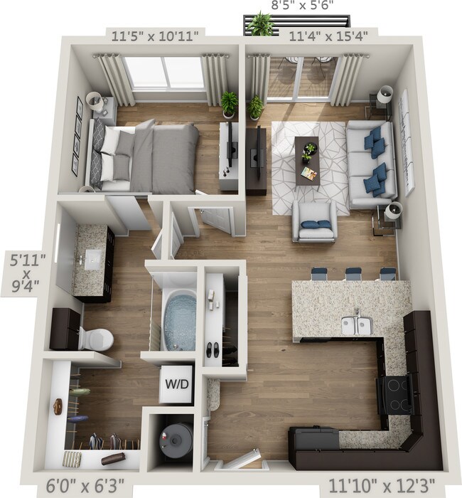 Floorplan - West Line Flats