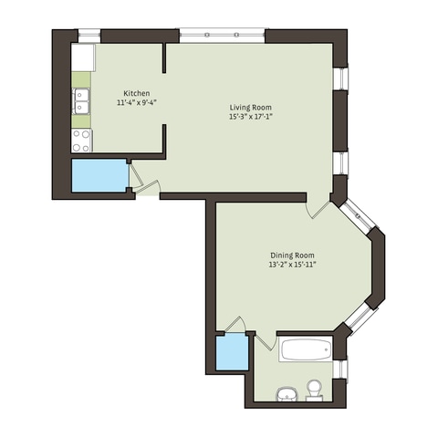 Floorplan - 5474-5480 S. Hyde Park Boulevard