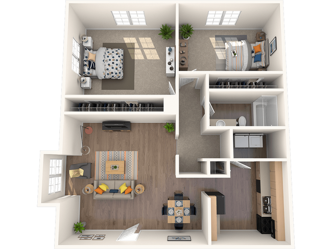 Floorplan - Derby Park Apartments