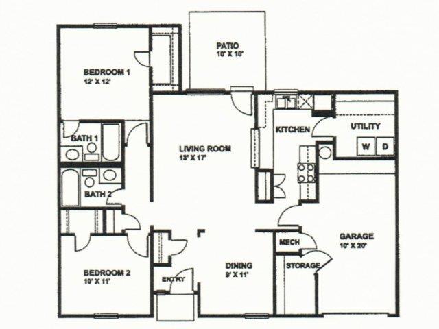 Floorplan - Raeford Fields