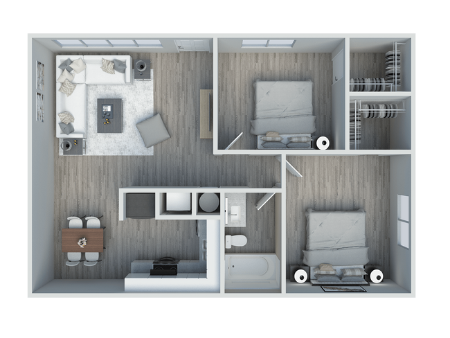 Floorplan - Monte Vista Apartments