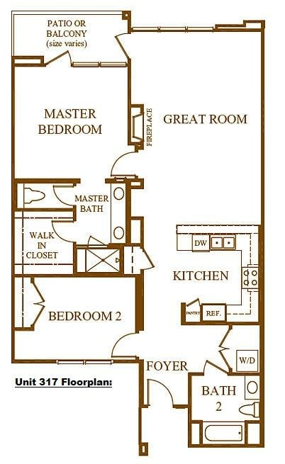 2BR/1BA - Delacey at Green