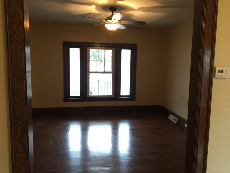 Living room through dining room entry - 100 Claremont Ave