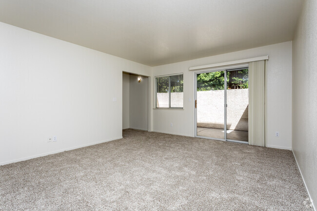 2BR, 2.5BA - 1,300SF - Living Room - Spruce Pointe