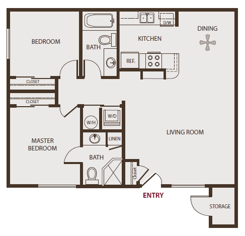 2BR/2BA - Tribeca on Mollison