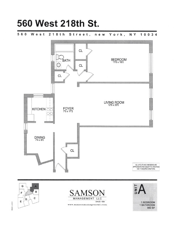 Floorplan - 560 West 218th Street