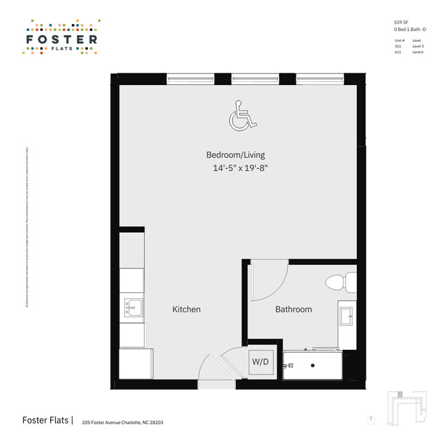 Floorplan - Foster Flats