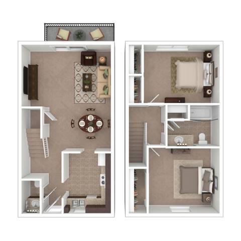 Floorplan - Black Hawk Apartments
