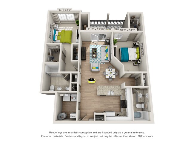 Floorplan - Hawthorne at Mirror Lake