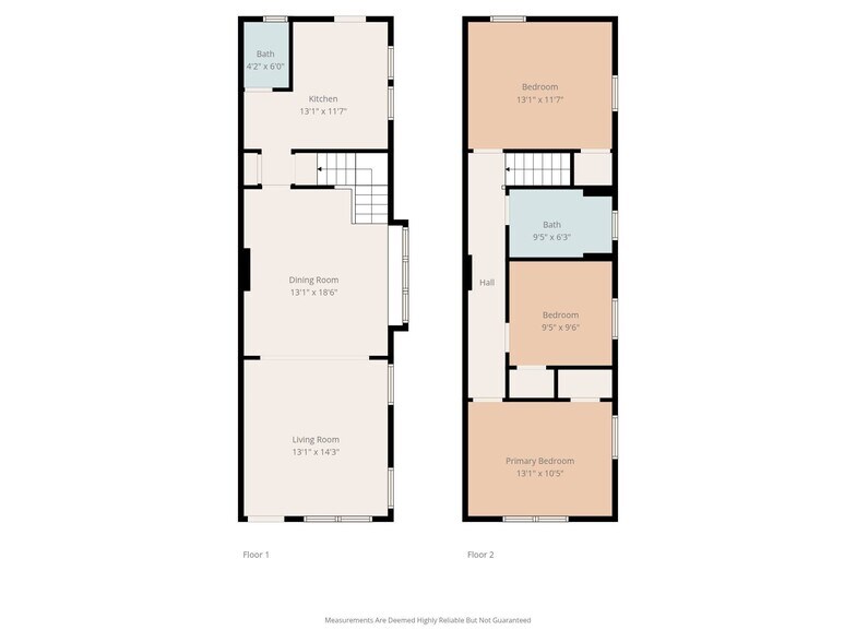 Duplex Floor Plan - 717 N Grant Ave