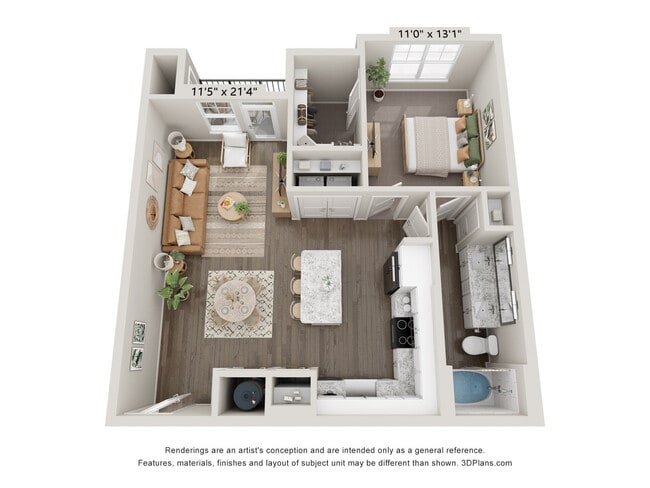 Floorplan - Lenox Sienna | Apartments & Townhomes