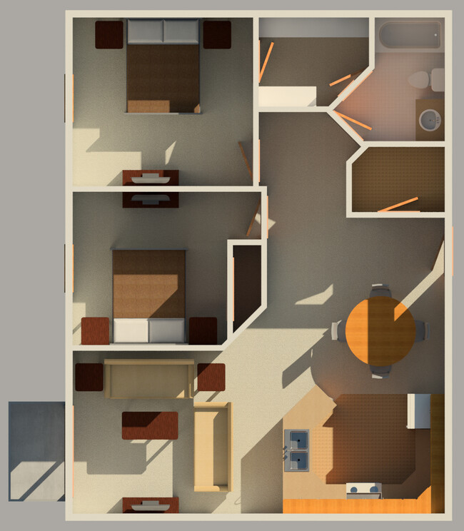 Floorplan - Cedars Apartments