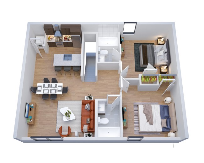 Floorplan - Peanut Factory Flats