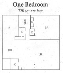1BR/1BA - Ashley Chase Apartments