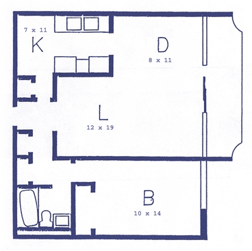 Floorplan - The Carlyle on the Lake