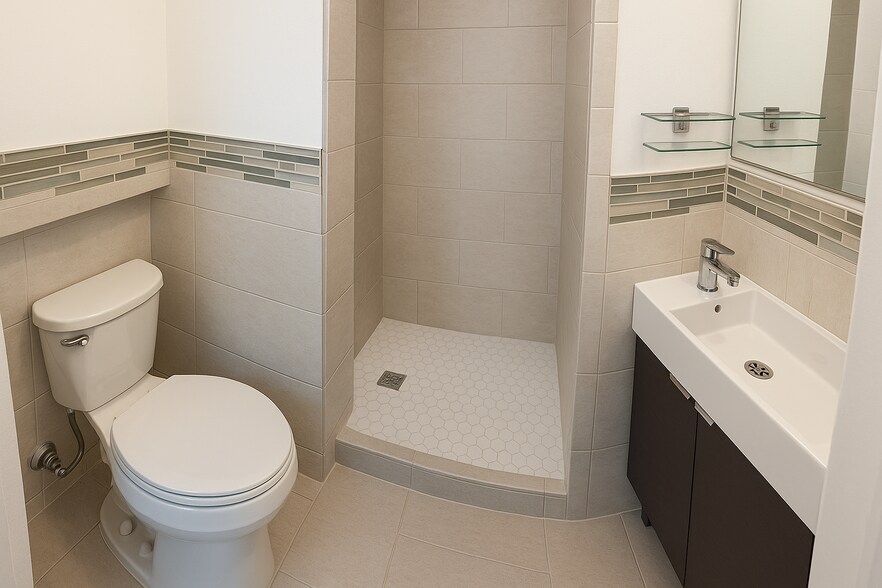Private Modern Bathroom - 2415 SW 64th Ave