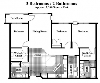 Floorplan - Maple Village Apartments