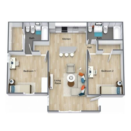 Floorplan - The Edge on Washington