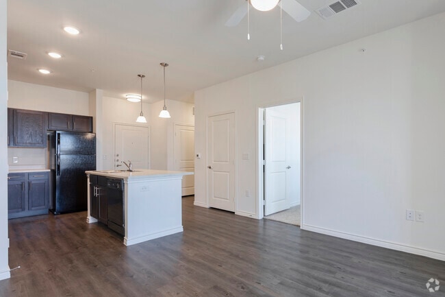 1BR,1BA - 655SF A1 - Living/Kitchen - Lavon