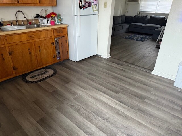 Kitchen with new LVT floor - 540 Imo Dr