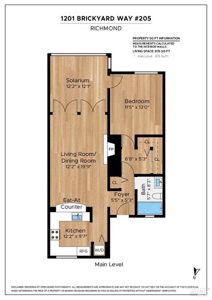 Floor plan - 1201 Brickyard Way