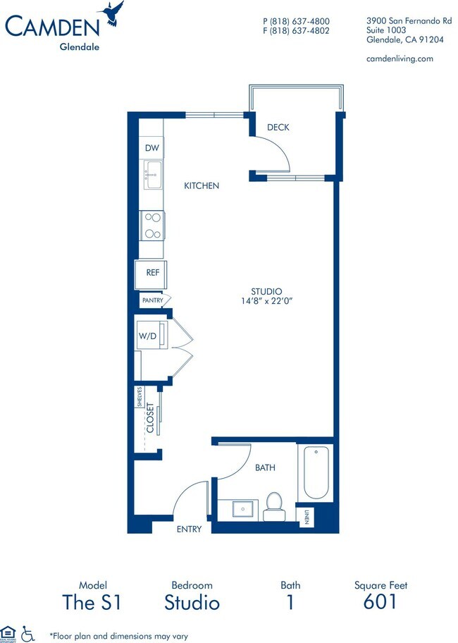 Floorplan - Camden Glendale