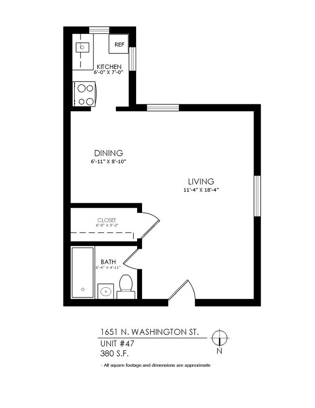 Floorplan - 1651 Washington