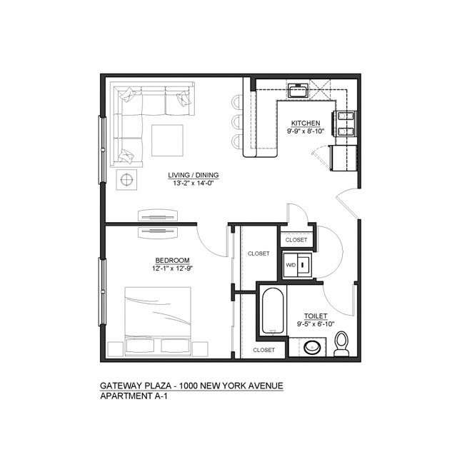 Floorplan: A1 - Gateway Plaza