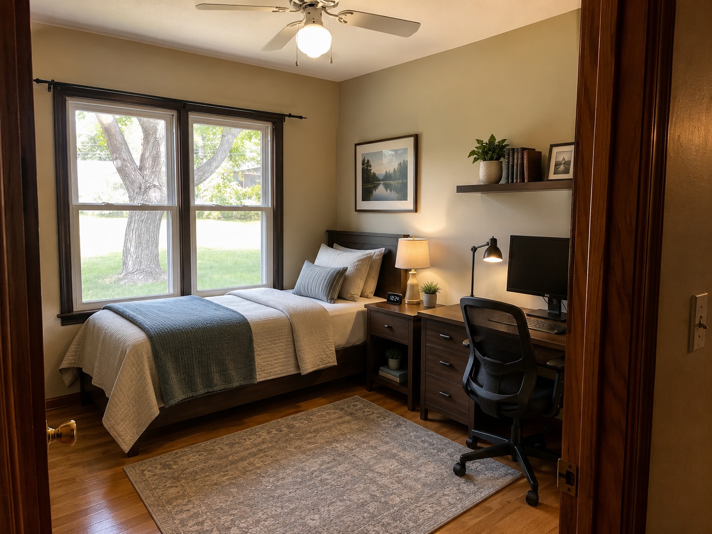 3rd bedroom back of home, furnished - 1612 E 88th St
