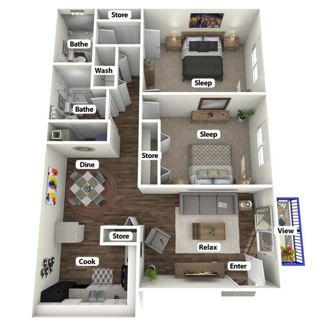 Floorplan - Woodland at Cascade