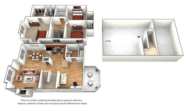 Floorplan - Arcadia Townhomes
