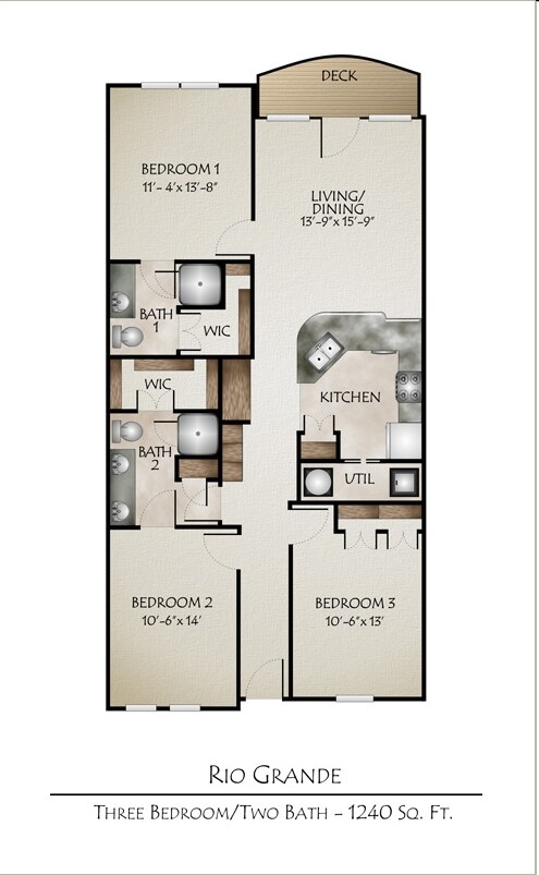 3BR/2BA - Texan