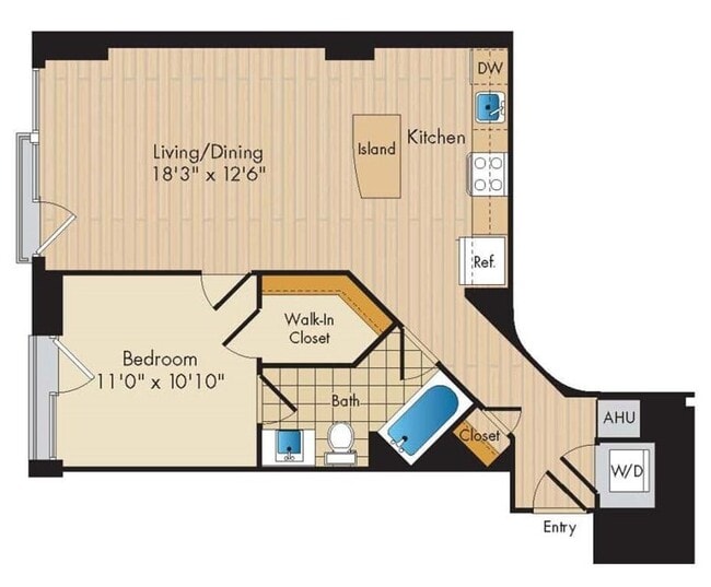 Floorplan - Flats 130 at Constitution Square