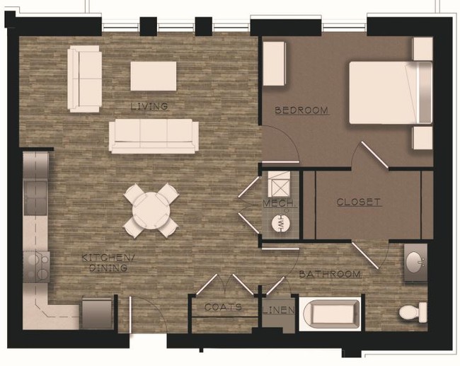 Floorplan - Willow Commons Apartments