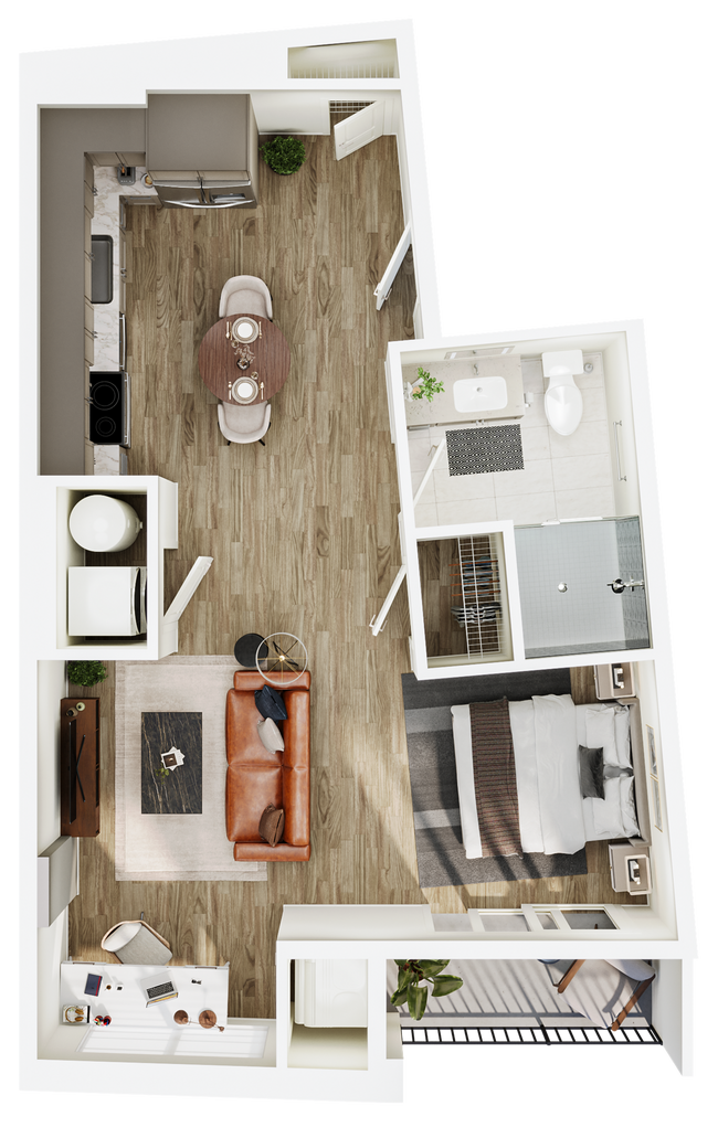 Floorplan - The Seventeen Hundred on East