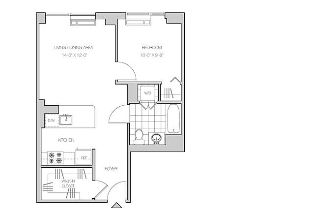 1BR/1BA- Residence R - The Maximilian