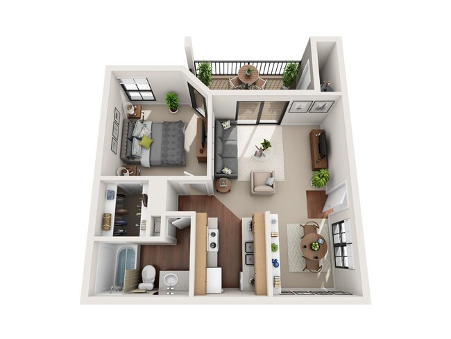 Floorplan - Village Green Apartments