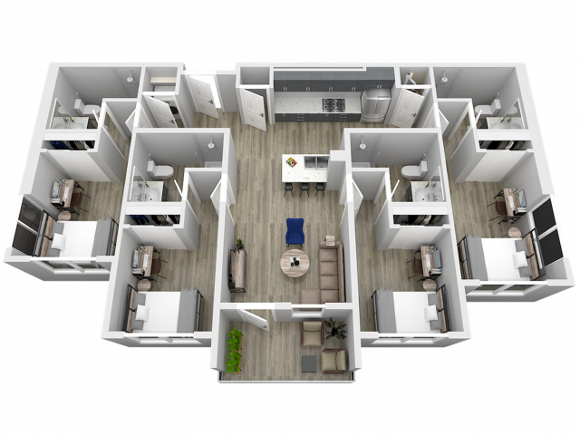 3D image of Floor Plan - 320 West Mag