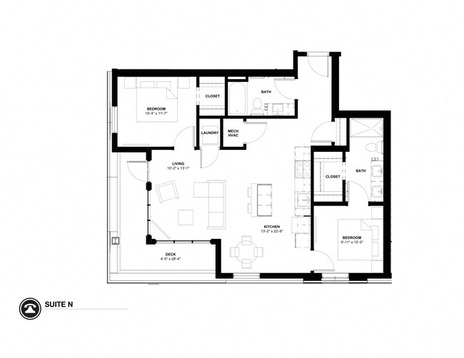 Floorplan - Telegraph Flats