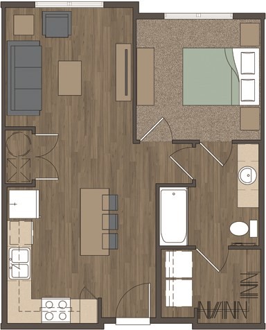 Floorplan - Lucas Creek Apartments