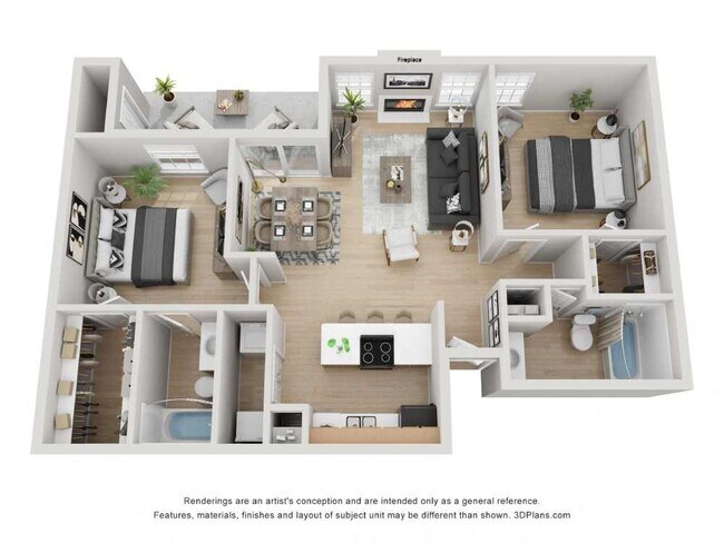 Floorplan - The Barstow Lincoln Oaks