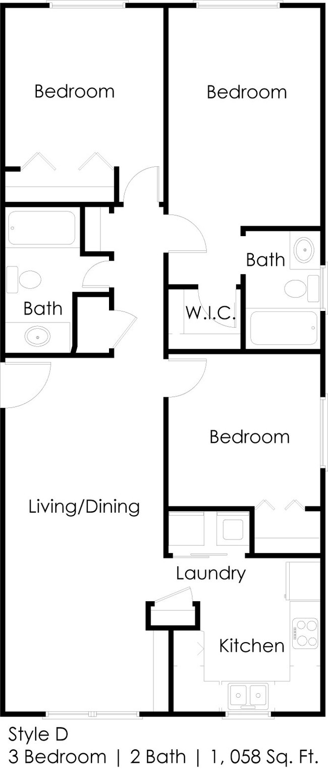 Floorplan - Regency Palms Apartments