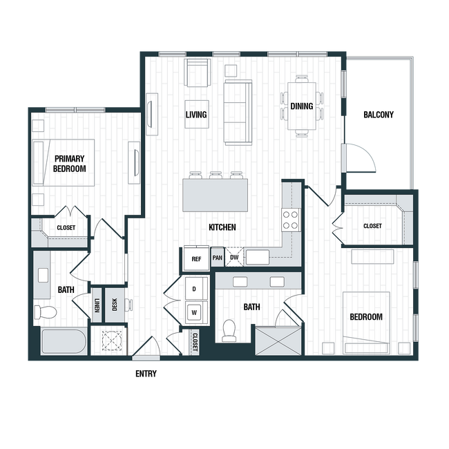 B2: 2bed 2bath - Altitude at Brooks