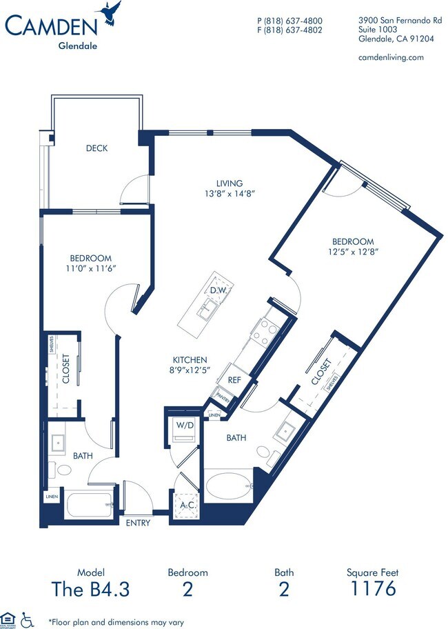 Floorplan - Camden Glendale