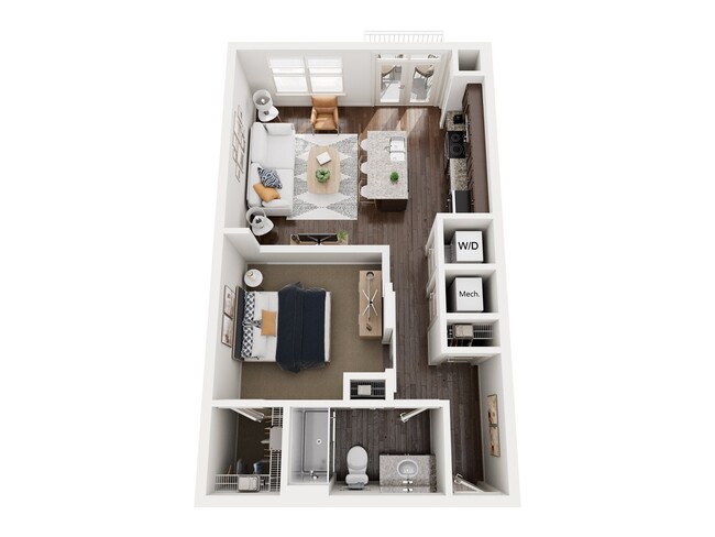 Floorplan - 1377 Brookhaven Apartments