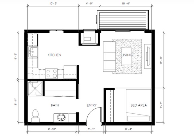 Floorplan - The Bridges Lofts