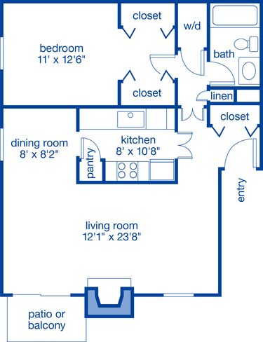 Floorplan - Merrick Place