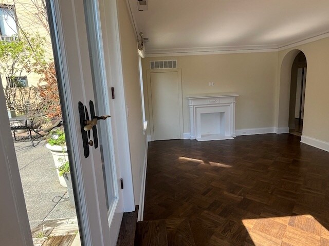 Living Room with Fireplace Surround - 2000 N Lincoln Park W