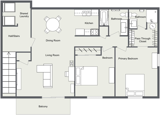 Floorplan - Parkway West Apartment Homes